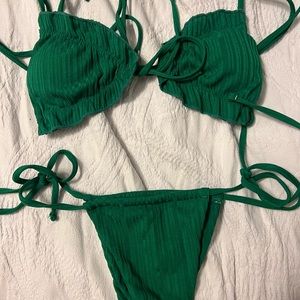 Green bikini
